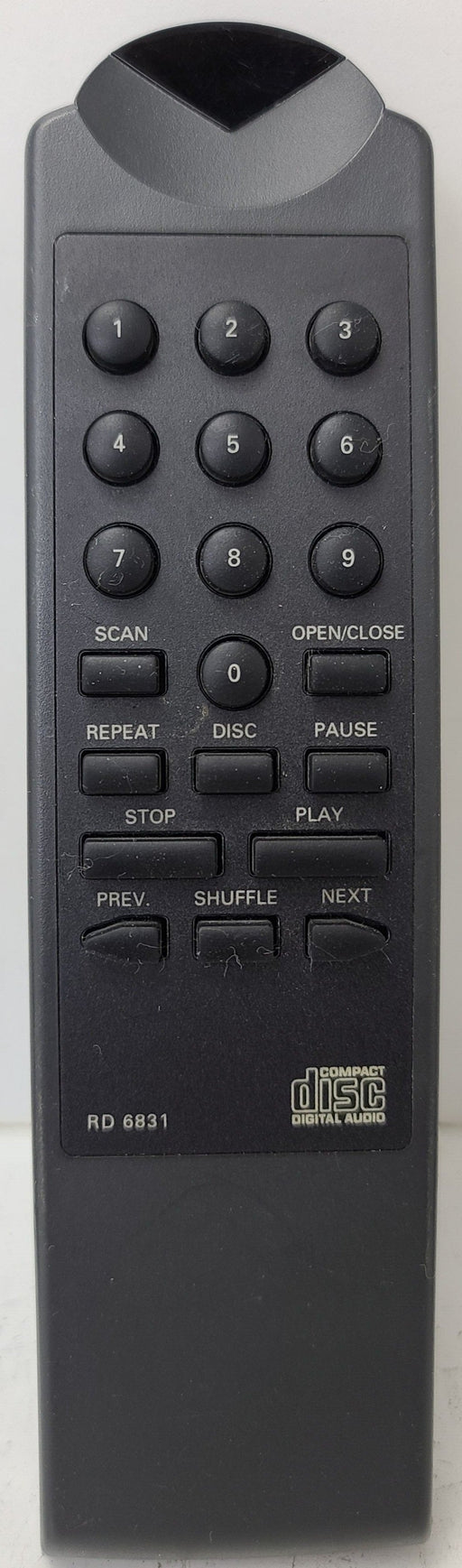 Magnavox RD 6831 Remote Control for CD Player Model CDC-796/17-Remote-SpenCertified-refurbished-vintage-electonics