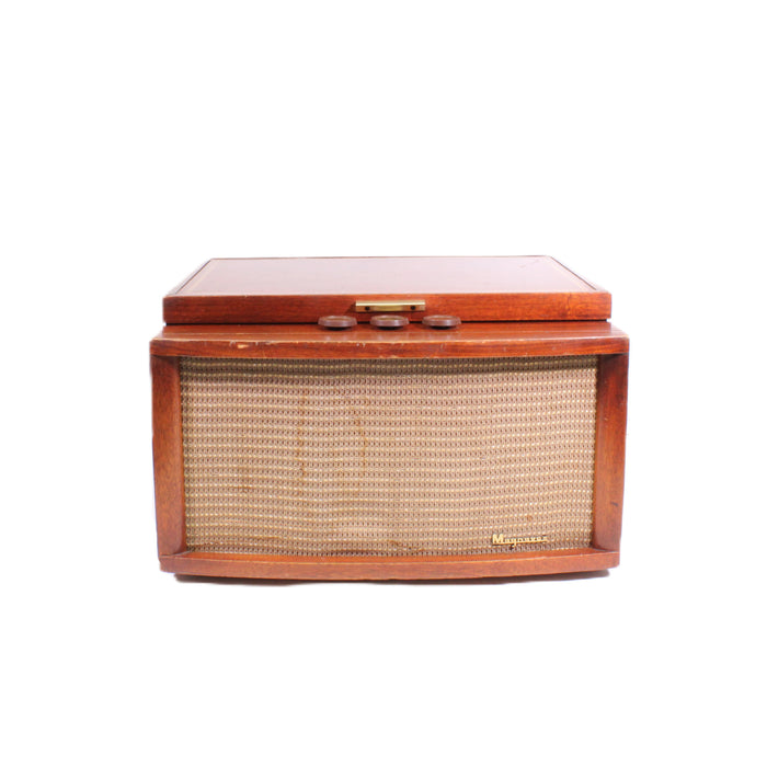 Magnavox Tube Record Player Console Mahogany Cabinet Automatic Turntable-Turntables & Record Players-SpenCertified-vintage-refurbished-electronics
