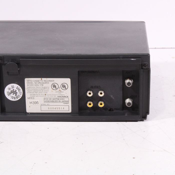 Magnavox VRU342AT01 VCR 4‑Head Hi‑Fi Stereo-VCRs-SpenCertified-vintage-refurbished-electronics