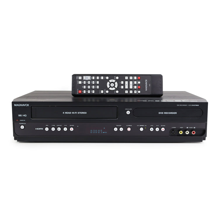 Emerson ZV427EM5 DVD/VCR Combo Grabador de DVD y reproductor de VCR con  HDMI 1080p DVD/VHS, salida de video de escaneo progresivo, 5 velocidades  para