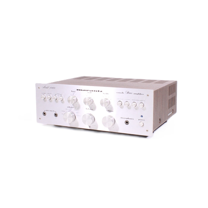 Marantz 1060 Stereo Integrated Amplifier Silver Face with Phono 1971 (ORIGINAL BOX) AS-IS??-Audio Amplifiers-SpenCertified-vintage-refurbished-electronics
