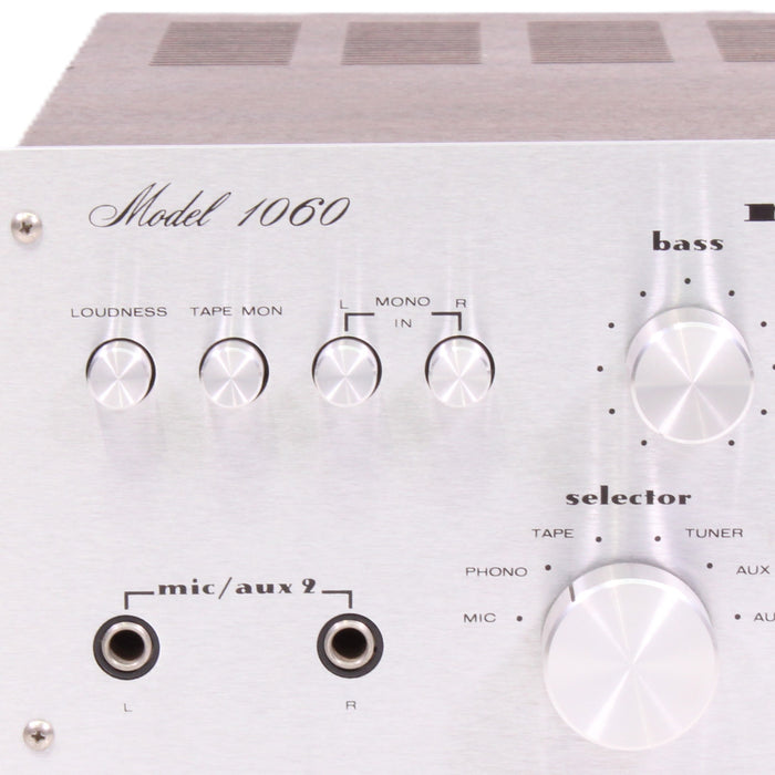 Marantz 1060 Stereo Integrated Amplifier Silver Face with Phono 1971 (ORIGINAL BOX) AS-IS??-Audio Amplifiers-SpenCertified-vintage-refurbished-electronics