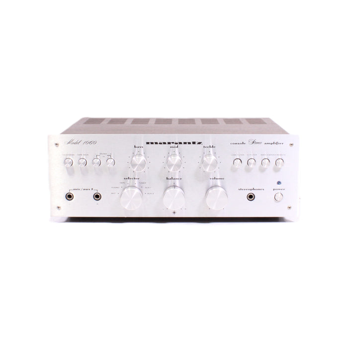 Marantz 1060 Stereo Integrated Amplifier Silver Face with Phono 1971 (ORIGINAL BOX) AS-IS??-Audio Amplifiers-SpenCertified-vintage-refurbished-electronics