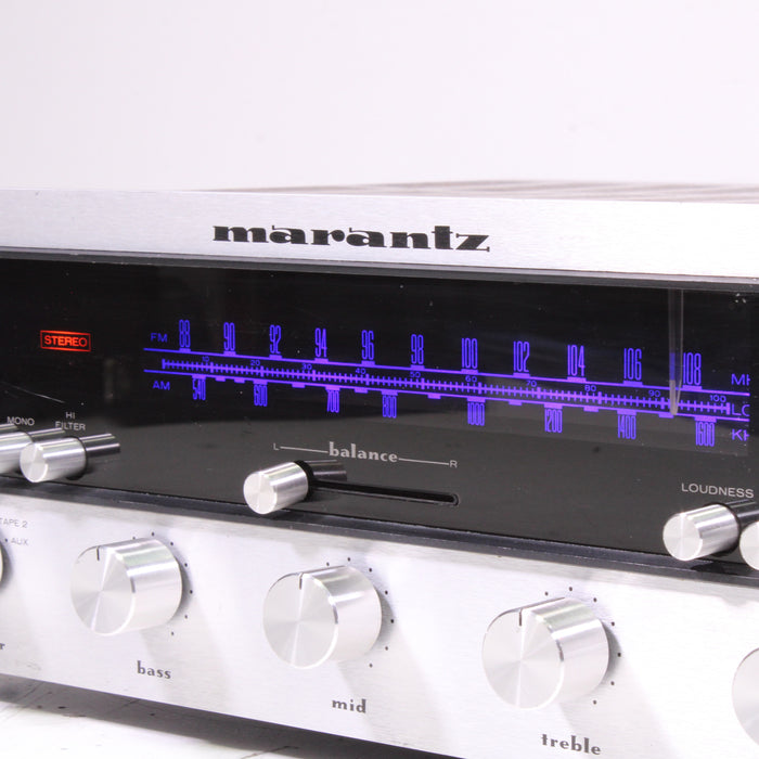 Marantz 2220B AM/FM Stereophonic Receiver Silver Face with Phono-Audio & Video Receivers-SpenCertified-vintage-refurbished-electronics