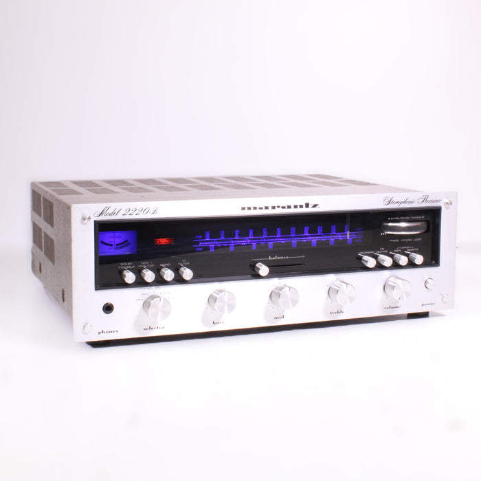 Marantz 2220B AM/FM Stereophonic Receiver Silver Face with Phono-Audio & Video Receivers-SpenCertified-vintage-refurbished-electronics