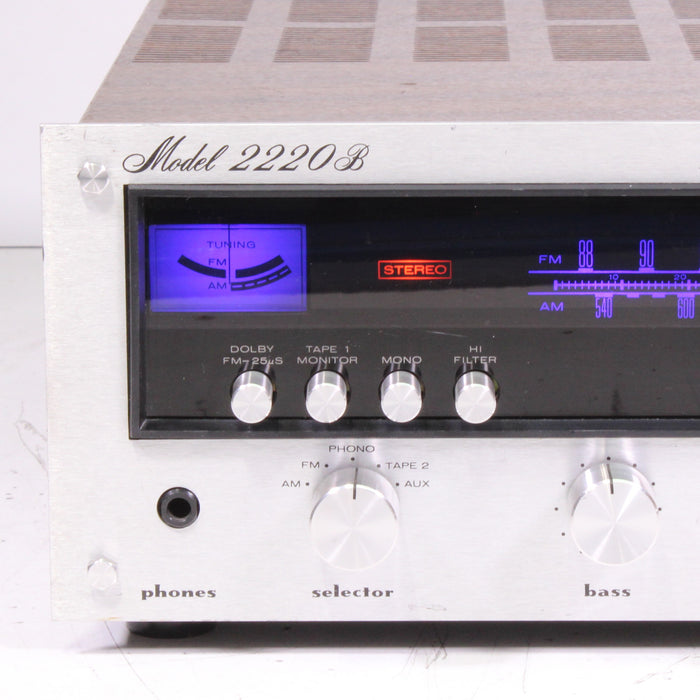 Marantz 2220B AM/FM Stereophonic Receiver Silver Face with Phono-Audio & Video Receivers-SpenCertified-vintage-refurbished-electronics