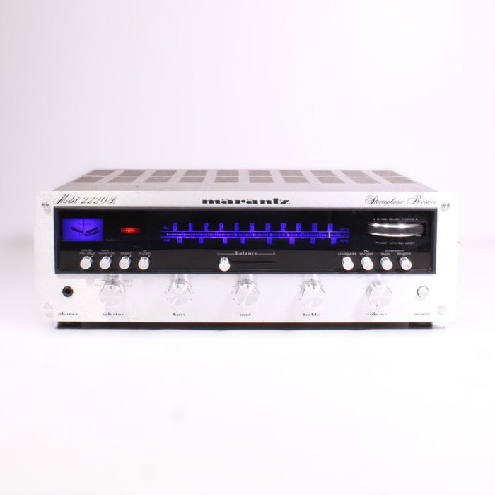 Marantz 2220B AM/FM Stereophonic Receiver Silver Face with Phono-Audio & Video Receivers-SpenCertified-vintage-refurbished-electronics