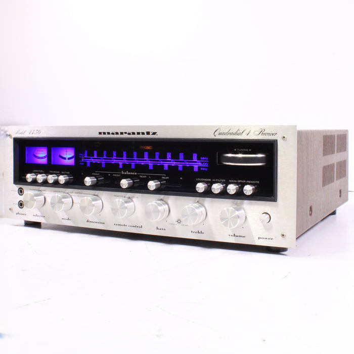 Marantz 4430 Quadradial Receiver Silver Face 30WPC 4-Channel-Audio & Video Receivers-SpenCertified-vintage-refurbished-electronics