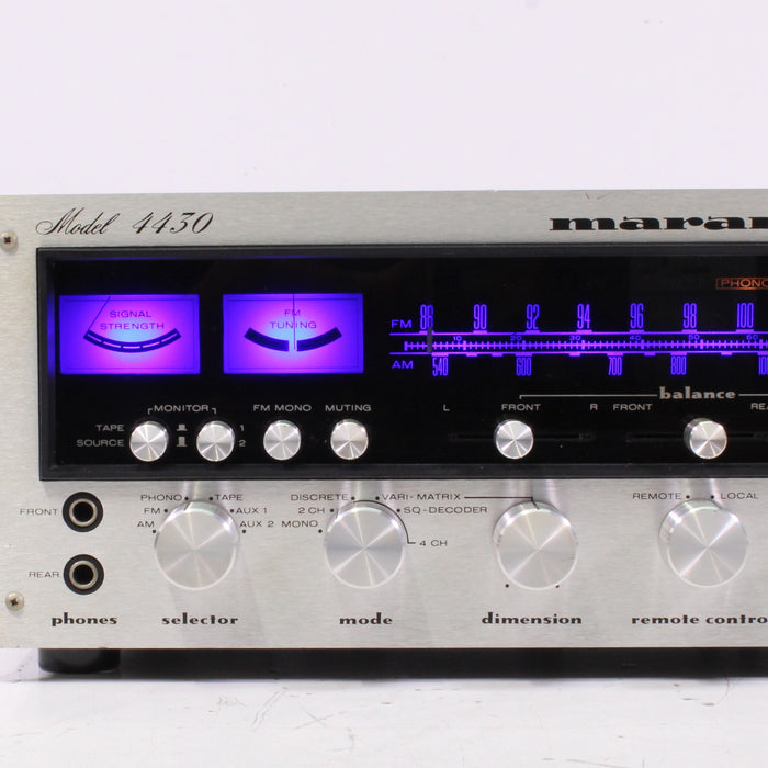 Marantz 4430 Quadradial Receiver Silver Face 30WPC 4-Channel-Audio & Video Receivers-SpenCertified-vintage-refurbished-electronics