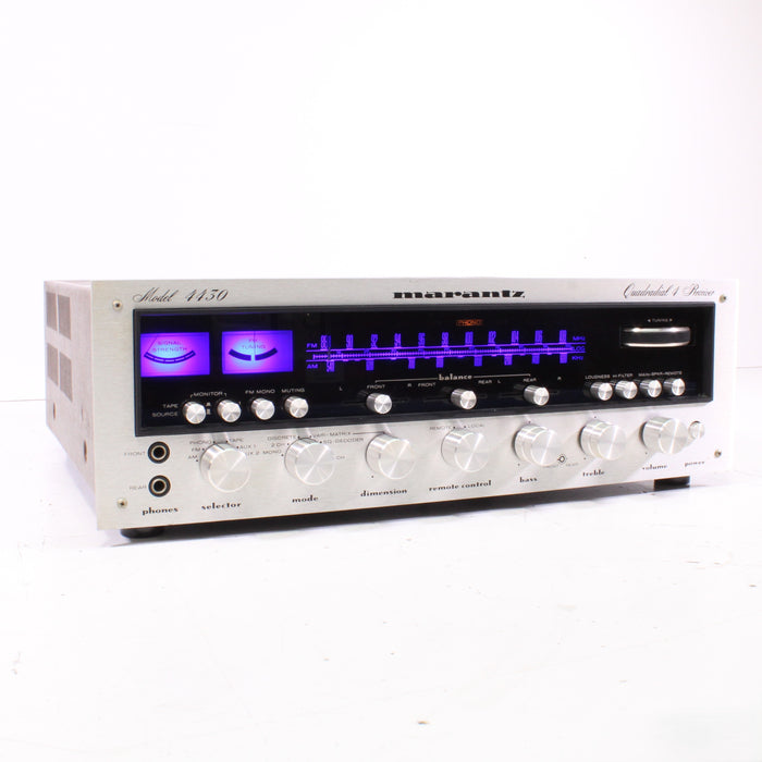 Marantz 4430 Quadradial Receiver Silver Face 30WPC 4-Channel-Audio & Video Receivers-SpenCertified-vintage-refurbished-electronics