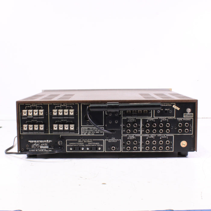 Marantz 4430 Quadradial Receiver Silver Face 30WPC 4-Channel-Audio & Video Receivers-SpenCertified-vintage-refurbished-electronics