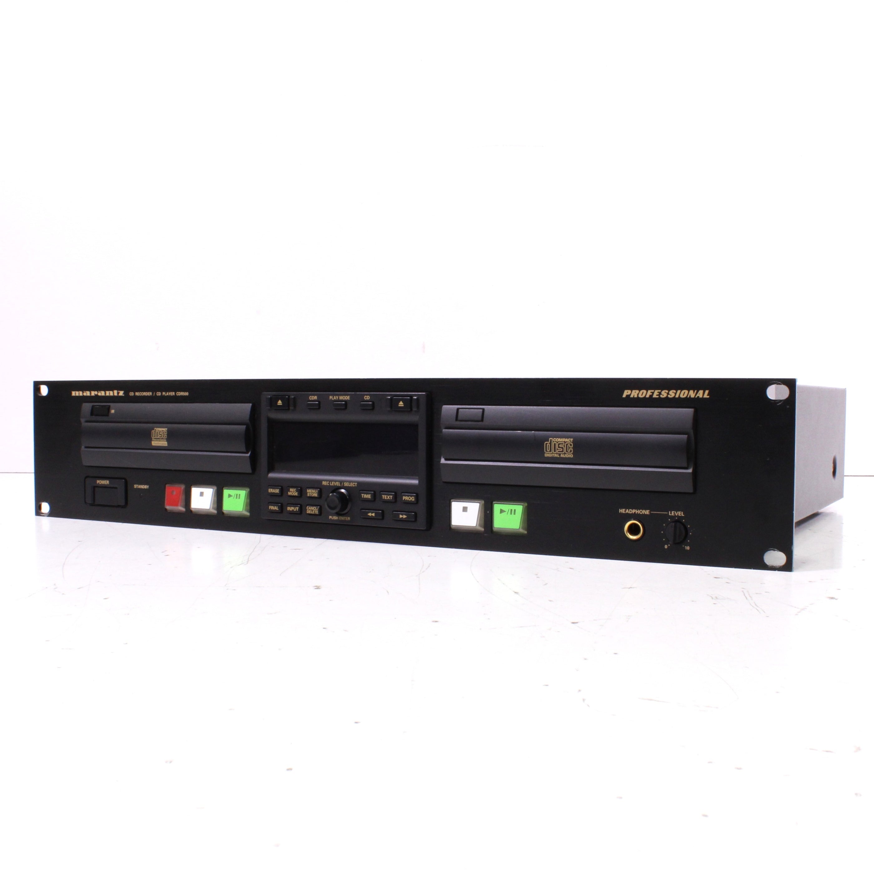 Marantz CDR500/U1B Professional Dual CD Recorder Rack Mount (2000 ...