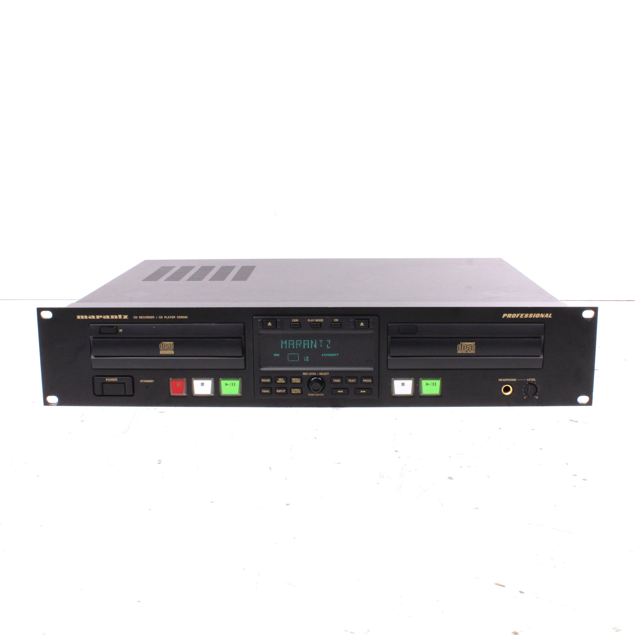 Marantz CDR500/U1B Professional Dual CD Recorder Rack Mount (2000 ...