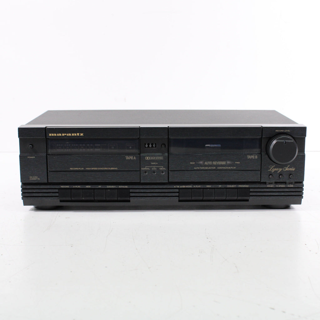 Marantz DA 2452 SB Dual Cassette Player Recorder Legacy Series