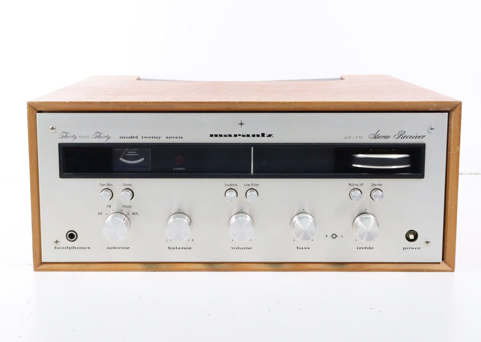 Marantz Model 27 Vintage AM FM Stereo Receiver (AS IS)-Audio & Video Receivers-SpenCertified-vintage-refurbished-electronics