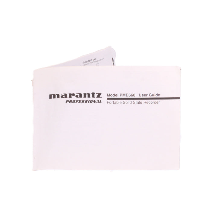 Marantz PMD660 Portable Solid State Digital Recorder Bundle-MiniDisc Players & Recorders-SpenCertified-vintage-refurbished-electronics