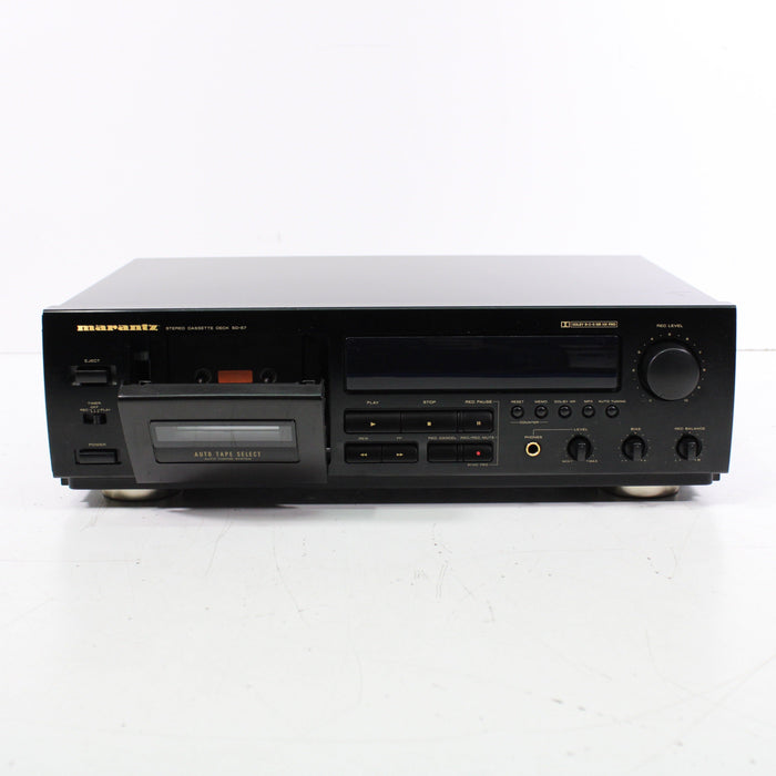 Marantz SD-57 Single Stereo Cassette Deck Dolby B-C-S NR HX Pro (1997)-Cassette Players & Recorders-SpenCertified-vintage-refurbished-electronics