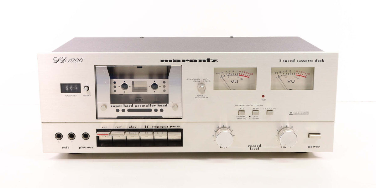 Marantz SD1000 Vintage 2 Speed Cassette Deck — SpenCertified