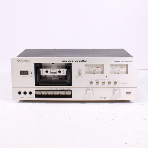 Marantz SD1020 Stereo Cassette Deck Silver Face Dolby NR 1981 (AS-IS)-Cassette Players & Recorders-SpenCertified-vintage-refurbished-electronics