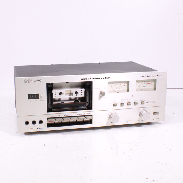 Marantz SD1020 Stereo Cassette Deck Silver Face Dolby NR 1981 (AS-IS)-Cassette Players & Recorders-SpenCertified-vintage-refurbished-electronics