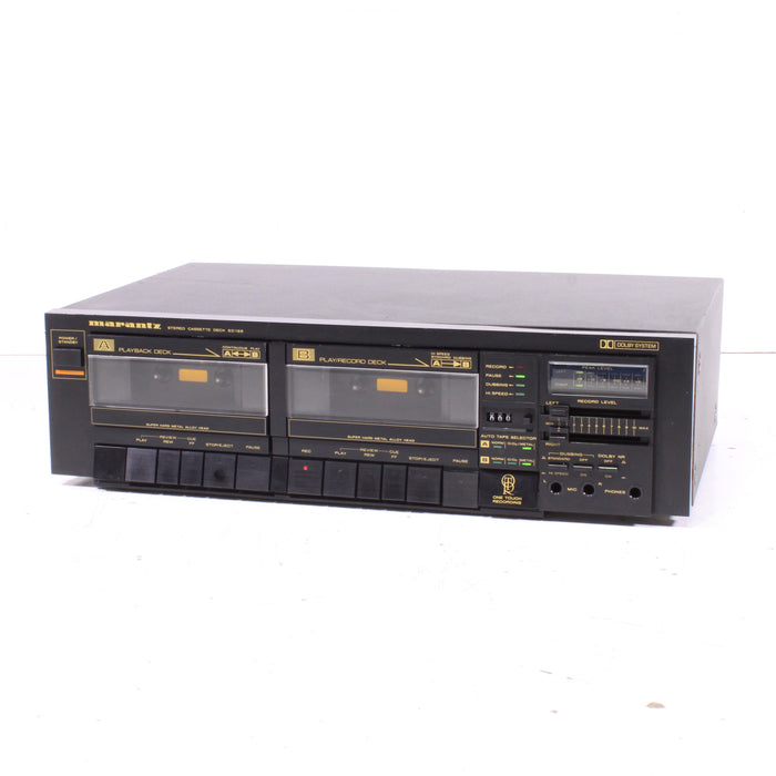 Marantz SD155 Double Cassette Deck Dolby B/C Noise Reduction (1985)-Cassette Players & Recorders-SpenCertified-vintage-refurbished-electronics