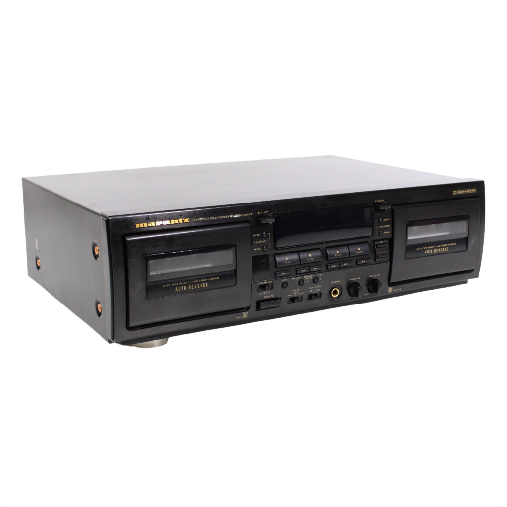 マランツ　ダブルカセットデッキ　SD555 Marantz SD555 Stereo Double Cassette Deck Auto Reverse — SpenCertified