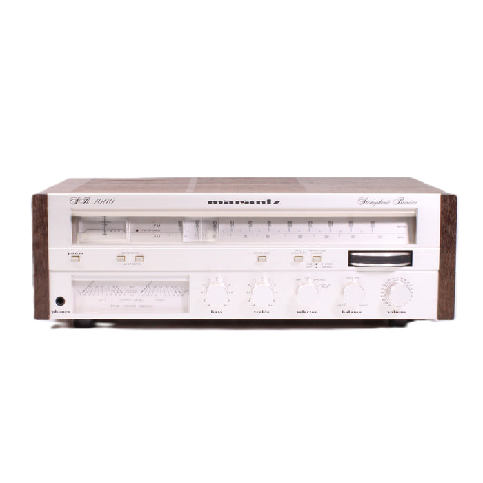 Marantz SR1000 Stereophonic Receiver AM/FM Stereo Silver Face-Audio & Video Receivers-SpenCertified-vintage-refurbished-electronics