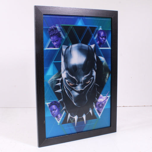 Marvel Black Panther Holographic ComicWalls Licensed Framed Wall Art-Painting-SpenCertified-vintage-refurbished-electronics