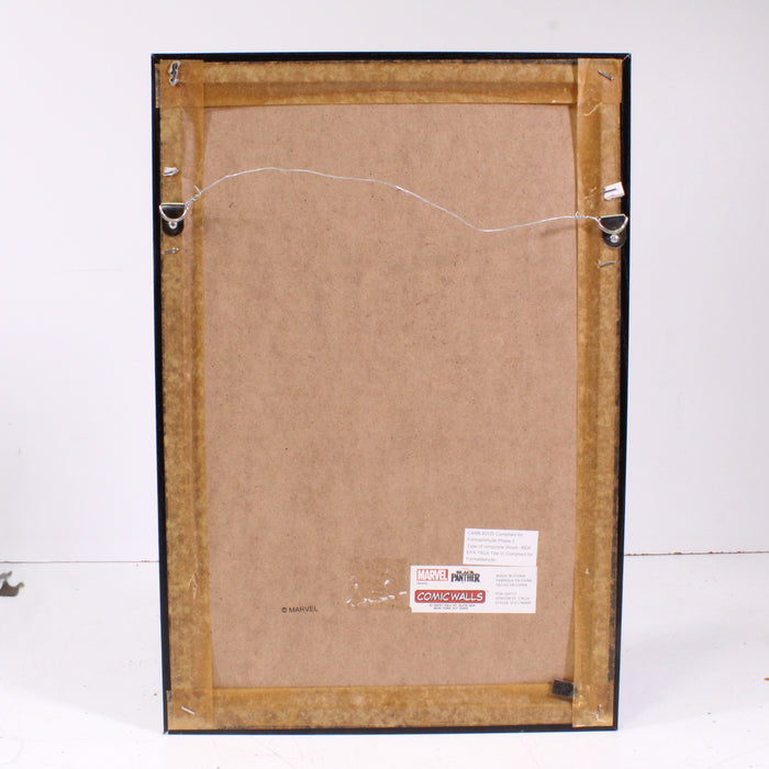 Marvel Black Panther Holographic ComicWalls Licensed Framed Wall Art-Painting-SpenCertified-vintage-refurbished-electronics