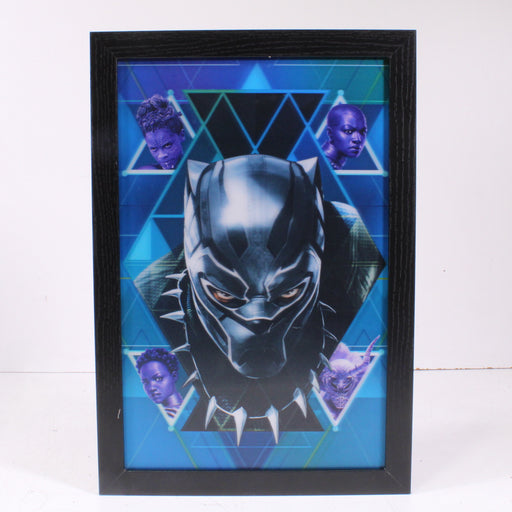 Marvel Black Panther Holographic ComicWalls Licensed Framed Wall Art-Painting-SpenCertified-vintage-refurbished-electronics