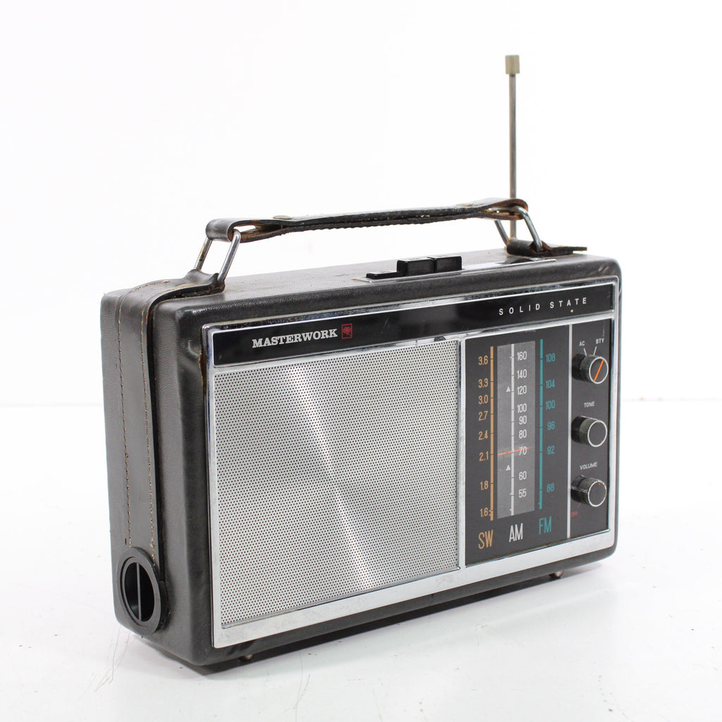 Masterwork Vintage Solid State AM FM SW Shortwave Radio