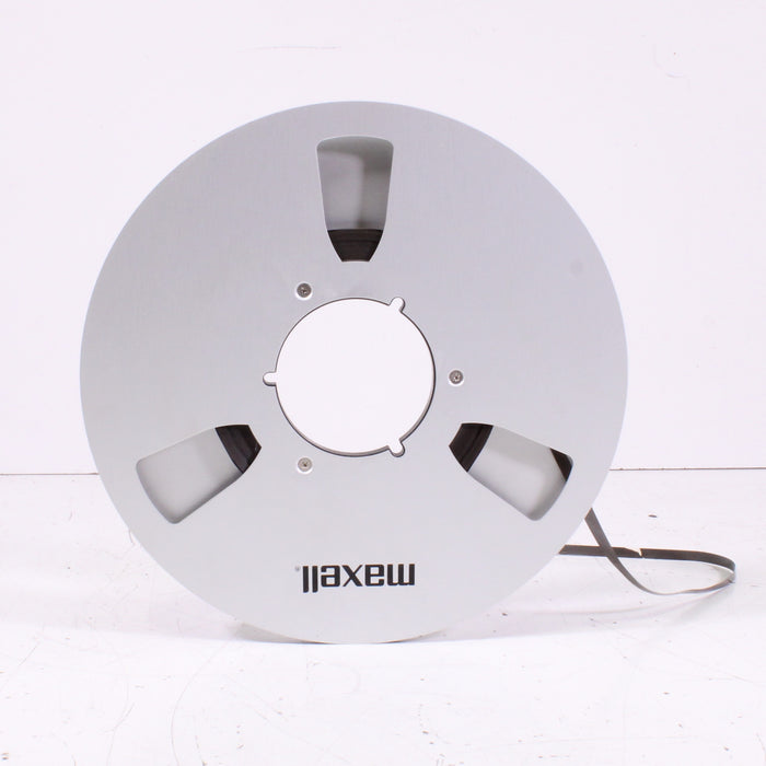 Maxell 10.5" Vintage Aluminum Metal NAB Take-Up Reel-Reel-to-Reel Tape-SpenCertified-vintage-refurbished-electronics