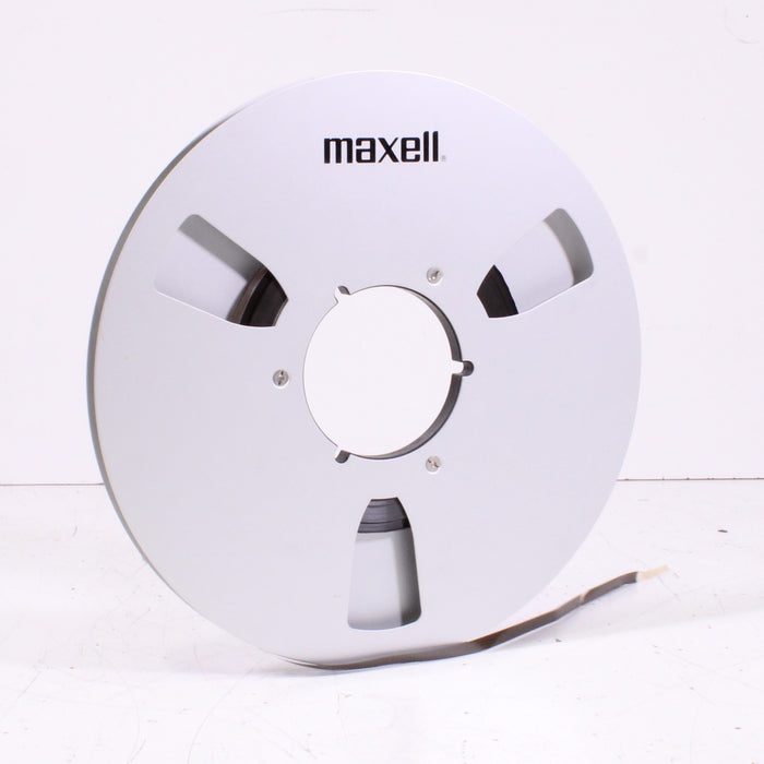 Maxell 10.5" Vintage Aluminum Metal NAB Take-Up Reel-Reel-to-Reel Tape-SpenCertified-vintage-refurbished-electronics