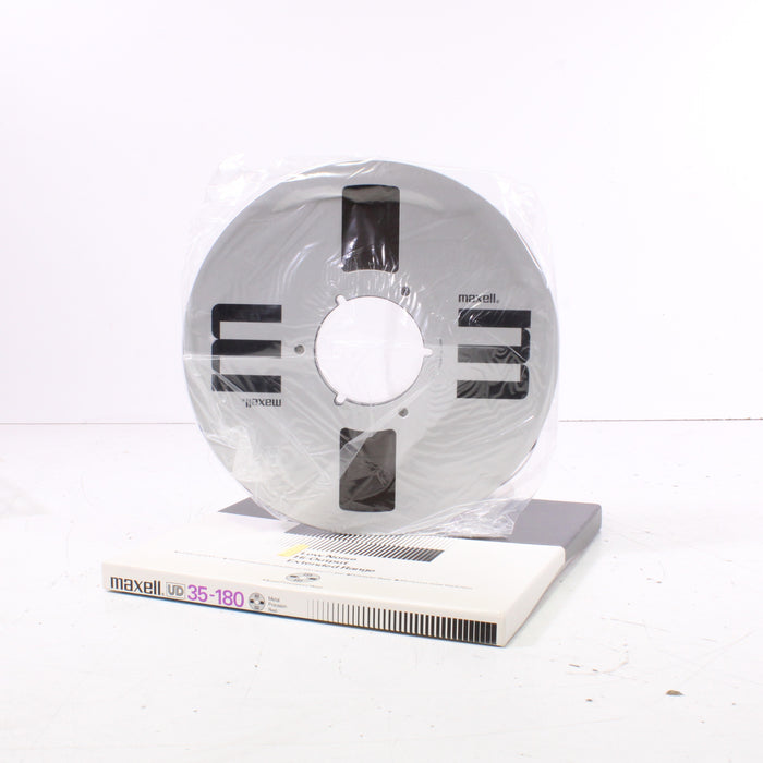 Maxell UD 35-180 Reel-to-Reel Recording Tape Metal Precision Reel Low-Noise Hi-Output (Sealed)-Reel-to-Reel Accessories-SpenCertified-vintage-refurbished-electronics