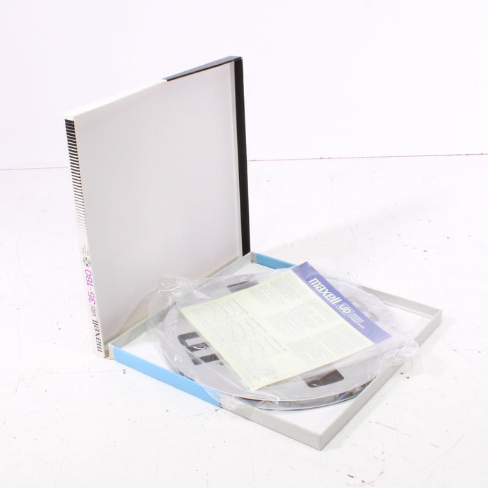 Maxell UD 35-180 Reel-to-Reel Recording Tape Metal Precision Reel Low-Noise Hi-Output (Sealed)-Reel-to-Reel Accessories-SpenCertified-vintage-refurbished-electronics