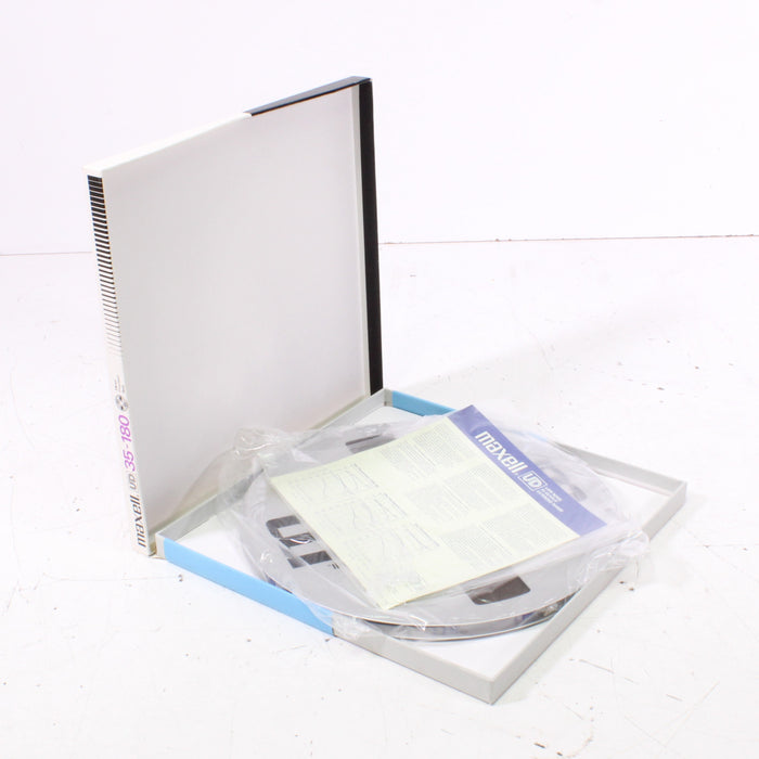 Maxell UD 35-180 Reel-to-Reel Recording Tape Metal Precision Reel Low-Noise Hi-Output (Sealed)-Reel-to-Reel Accessories-SpenCertified-vintage-refurbished-electronics