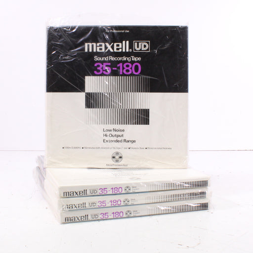 Maxell UD 35-180 Reel-to-Reel Recording Tape Metal Precision Reel Low-Noise Hi-Output (Sealed)-Reel-to-Reel Accessories-SpenCertified-vintage-refurbished-electronics