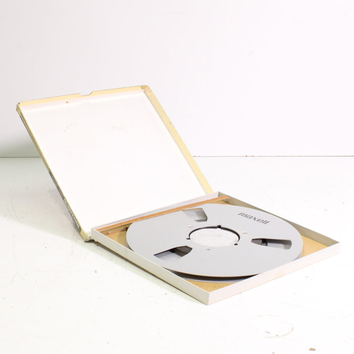 Maxell UD 35-180 Reel to Reel Tape – 10" 1/4" Metal Reel – 25% Full – Hi-Output Extended Range Audio Tape-Reel-to-Reel Tape-SpenCertified-vintage-refurbished-electronics