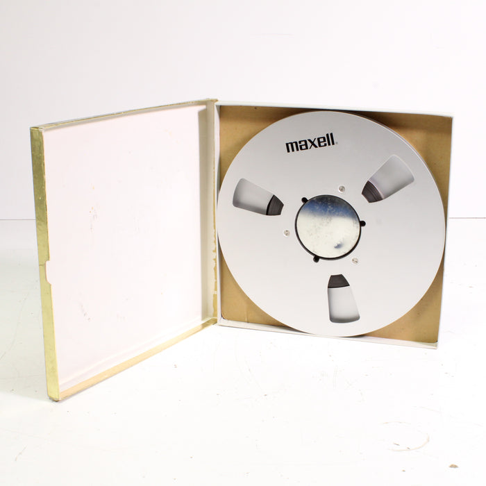 Maxell UD 35-180 Reel to Reel Tape – 10" 1/4" Metal Reel – 25% Full – Hi-Output Extended Range Audio Tape-Reel-to-Reel Tape-SpenCertified-vintage-refurbished-electronics