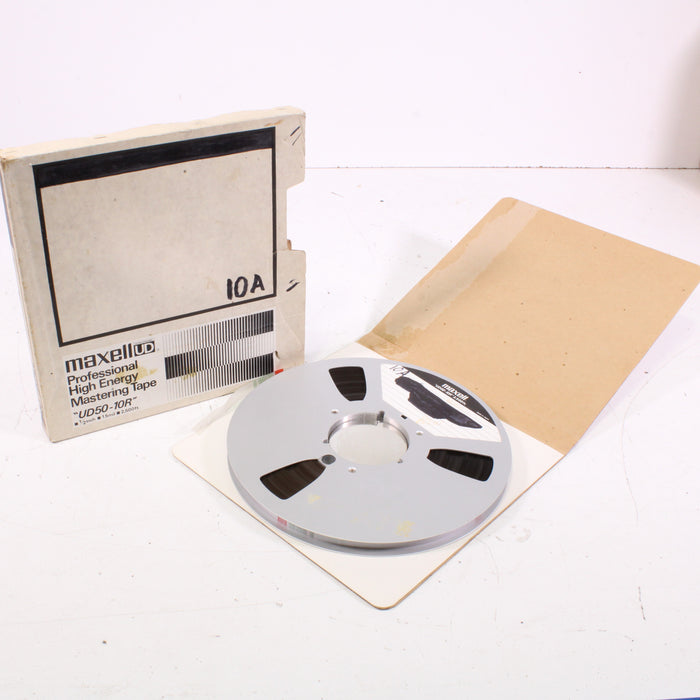 Maxell UD50-10R UD Professional High Energy Mastering Tape 10.5" Reel-Reel-to-Reel Tape-SpenCertified-vintage-refurbished-electronics
