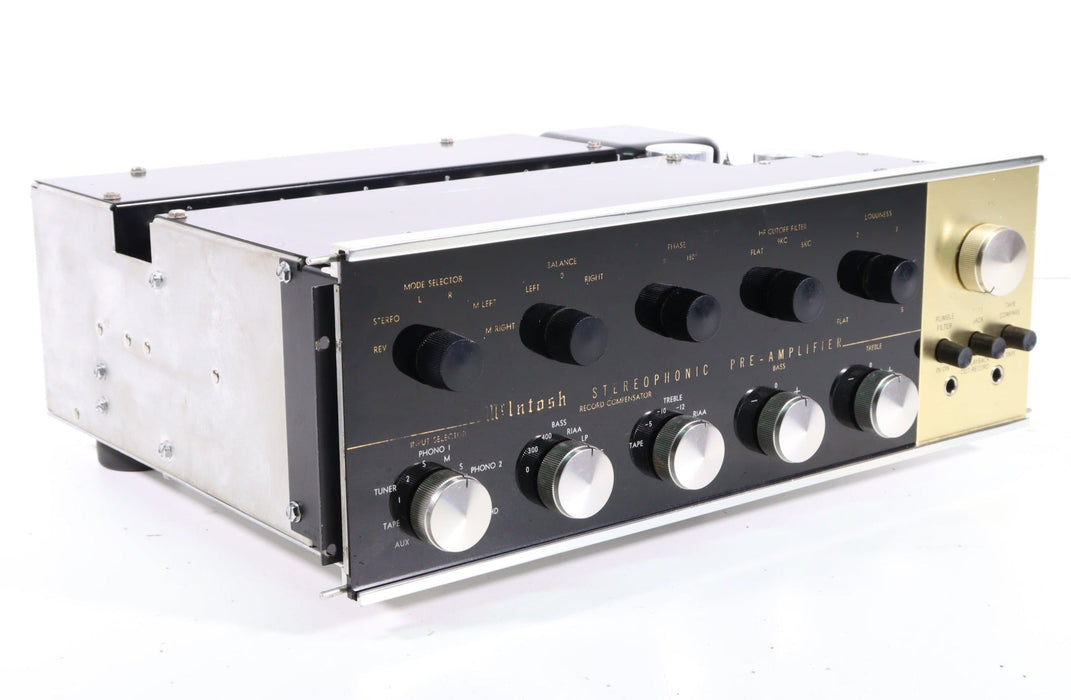 McIntosh C20 Super Rare Stereophonic Tube Preamplifier-Preamps-SpenCertified-vintage-refurbished-electronics