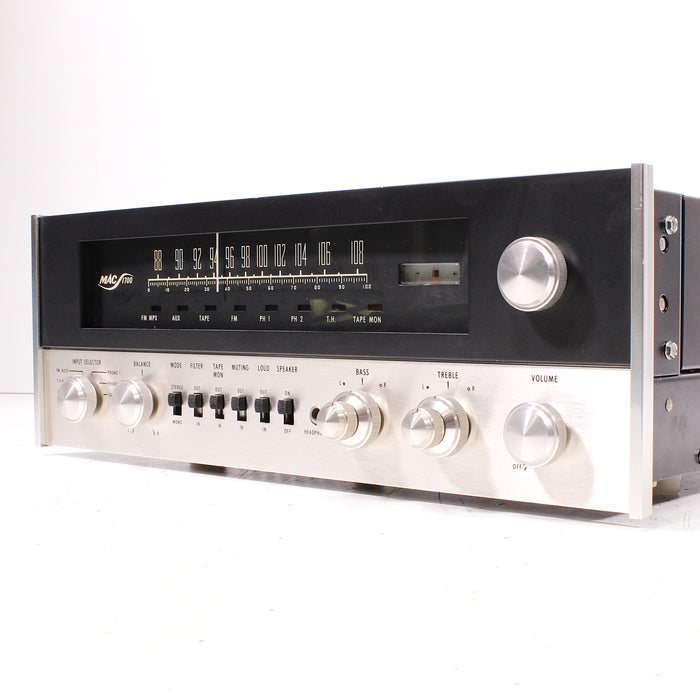 McIntosh MAC1700 RARE Vintage 2-Channel Hybrid Stereo Receiver Tubes (1967-73)-Preamps-SpenCertified-vintage-refurbished-electronics