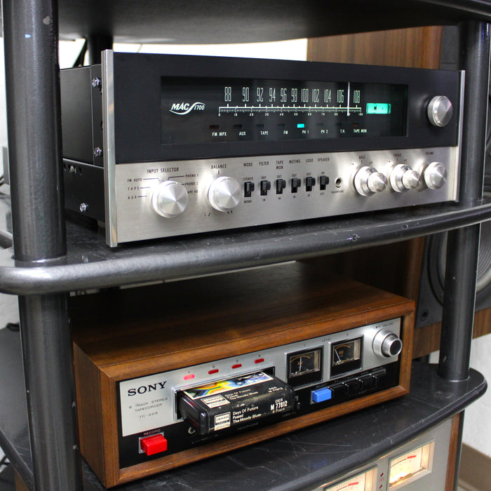 McIntosh MAC1700 RARE Vintage 2-Channel Hybrid Stereo Receiver Tubes (1967-73)-Preamps-SpenCertified-vintage-refurbished-electronics