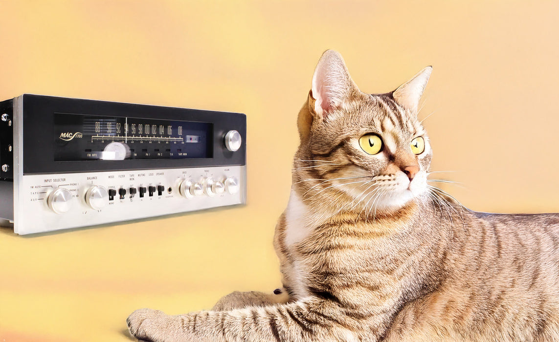 McIntosh MAC1700 RARE Vintage 2-Channel Hybrid Stereo Receiver Tubes (1967-73)-Preamps-SpenCertified-vintage-refurbished-electronics