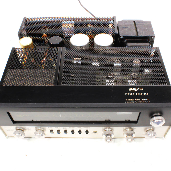 McIntosh MAC1700 RARE Vintage 2-Channel Hybrid Stereo Receiver Tubes (1967-73)-Preamps-SpenCertified-vintage-refurbished-electronics