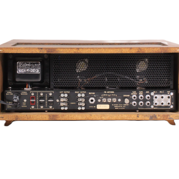 McIntosh MAC1700 RARE Vintage 2-Channel Hybrid Stereo Receiver Wood Case (1967-73)-Audio & Video Receivers-SpenCertified-vintage-refurbished-electronics