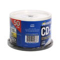 Memorex CD-R 50 Pack 700MB 80Min 52X Recordable Black Media Discs (NEW)