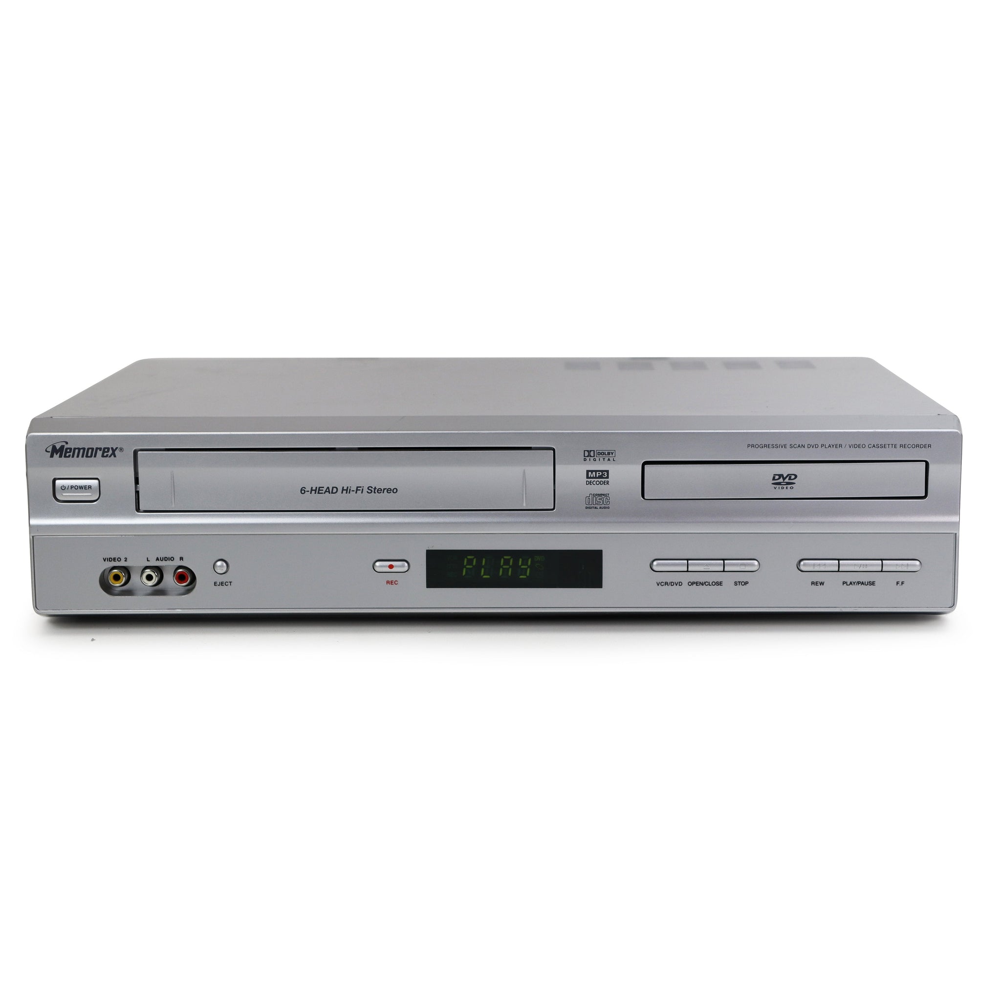 Memorex MVD4544 6-Head Hi-Fi Stereo DVD VCR Combo Player with Progress