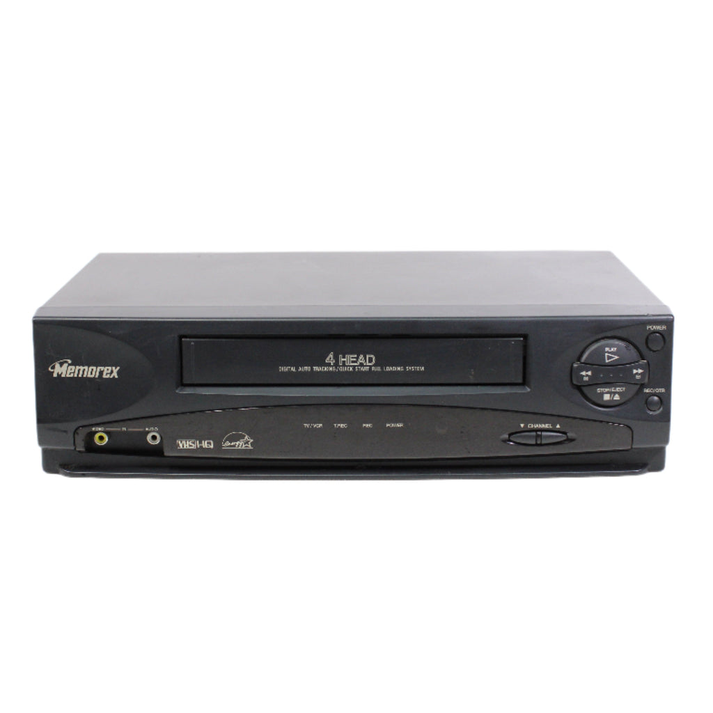 Memorex MVR2031 4-Head VCR VHS Player Quick Start Loading System