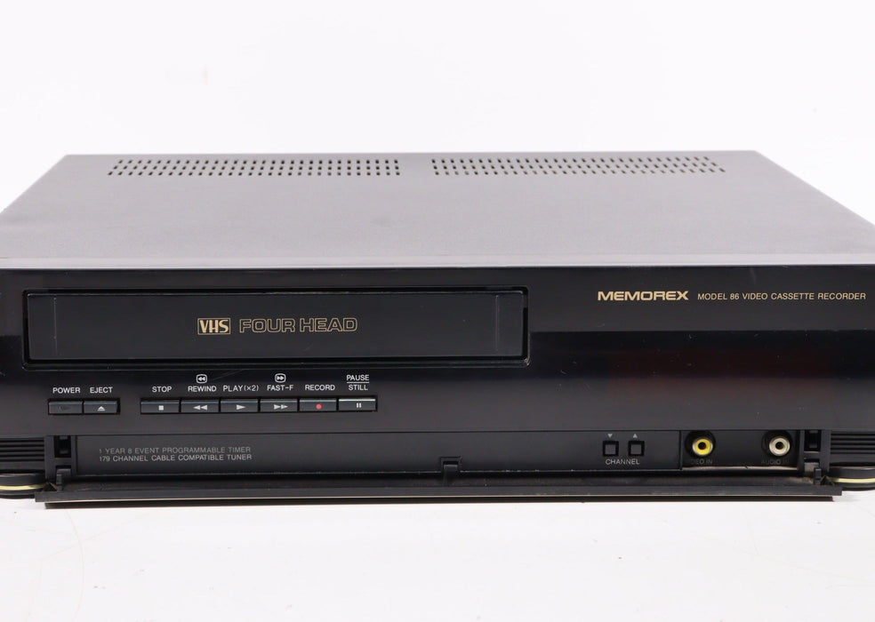 Memorex Model 86 4-Head VHS Player Video Cassette Recorder-VCRs-SpenCertified-vintage-refurbished-electronics